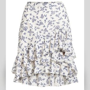 ➕️ Polo Ralph Lauren 💜 Ruffle Floral Skirt